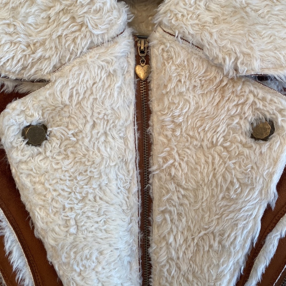 NWOT Regent Toffee Faux Suede Coat - Picture 5 of 15